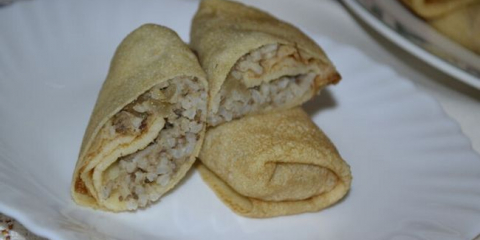 Palačinky s játrem a rýží, chutný recept